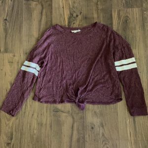 Purple Long Sleeve Top